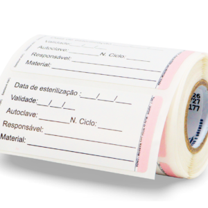 Etiqueta para autoclave com indicador químico (250 unidades)