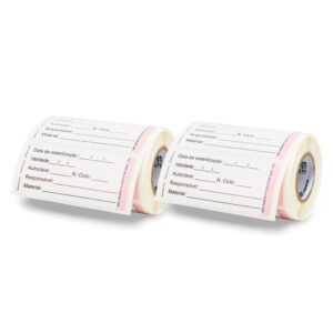 Etiqueta para autoclave com indicador químico (500 unidades)