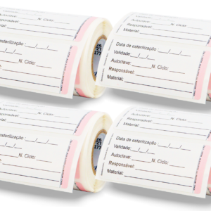 Etiqueta para autoclave com indicador químico (1000 unidades)